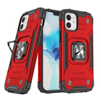 Калъф Wozinsky Ring Armor Magnetic case За iPhone 14 Plus, Red