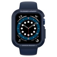Калъф Spigen Rugged Armor за Apple Watch 4/5/6/SE (44mm) Navy Blue