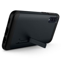 Spigen Slim Armor хибриден кейс с най-висока степен на защита за Samsung Galaxy A50, Metal Slate