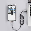 Кабел Baseus Halo USB / USB Type C LED 2A 3М, Черен