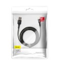 Кабел Baseus Halo USB / USB Type C LED 2A 3М, Черен