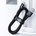 Кабел Baseus Halo USB / USB Type C LED 5A 40W 0.5М, Черен