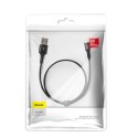 Кабел Baseus Halo USB / USB Type C LED 5A 40W 0.5М, Черен