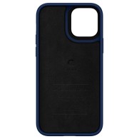 Калъф Spigen Ciel Leather Brick за iPhone 12/12 Pro, Navy