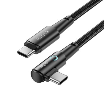 Кабел Tech-Protect UltraBoost, ”L” USB C Към USB C, PD, 60W / 6A, 200cm, Grey