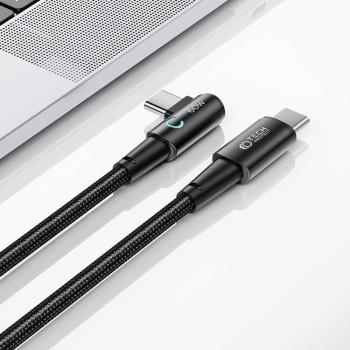 Кабел Tech-Protect UltraBoost, ”L” USB C Към USB C, PD, 60W / 6A, 200cm, Grey