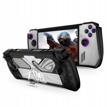 Калъф Tech-Protect Defense за Asus Rog Ally, Black Clear
