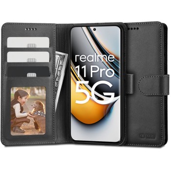 Калъф Tech-Protect Wallet За Realme 11 Pro 5G / 11 Pro+ Plus 5G, Black