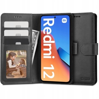 Калъф Tech-Protect Wallet За Xiaomi Redmi 12, Black