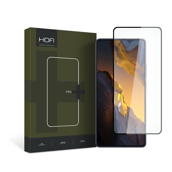 Стъклен Протектор Hofi Glass Pro+ за Xiaomi Poco F5, Black
