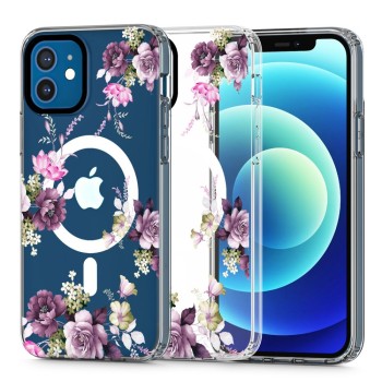Калъф Tech-Protect MaGood Magsafe За iPhone 12 / 12 Pro, Spring Floral