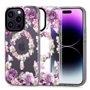 Калъф Tech-Protect MaGood Magsafe За iPhone 13 Pro, Rose Floral