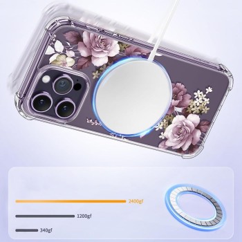 Калъф Tech-Protect MaGood Magsafe За iPhone 14 Pro, Rose Floral