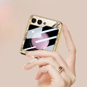 Калъф TECH-PROTECT Mood Marble за Samsung Z Flip 5, Black
