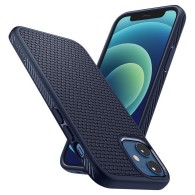 Калъф Spigen Liquid Air за iPhone 12 Mini, Navy Blue