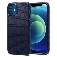 Калъф Spigen Liquid Air за iPhone 12 Mini, Navy Blue
