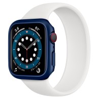 Калъф Spigen Thin Fit за Apple Watch 4/5/6/SE (44mm) Metallic Blue
