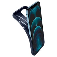 Калъф Spigen Liquid Air за iPhone 12/12 Pro, Navy Blue