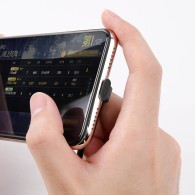 Lightning кабел за iPhone, iPad и iPod с Lightning Baseus Suction Cup, Черен