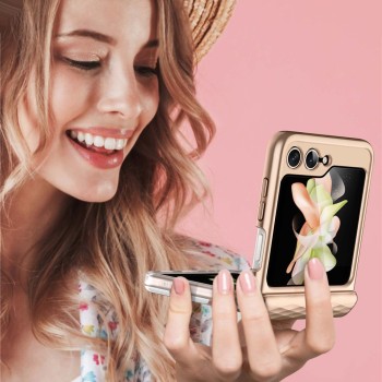 Калъф Supcase Cosmo Pen за Samsung Galaxy Z Flip 5, Marble Pink
