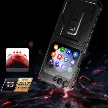 Калъф Tech-Protect Kevlar Pro за Samsung Z Flip 5, Black