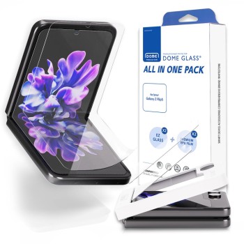 Стъклен протектор Whitestone All-in-One, Set 4бр. за Samsung Galaxy Z Flip 5, Clear
