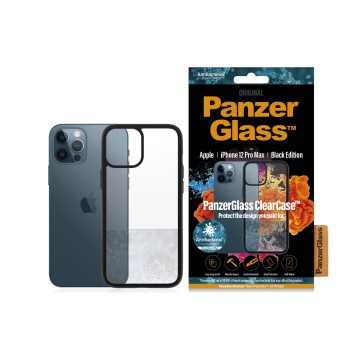 Калъф PanzerGlass Clear Case За iPhone 12 Pro Max, Black