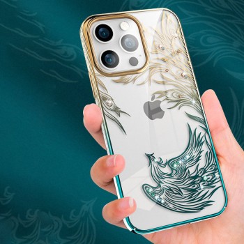 Калъф Kingxbar Phoenix Series luxury case, Swarovski crystals, за iPhone 13 Pro