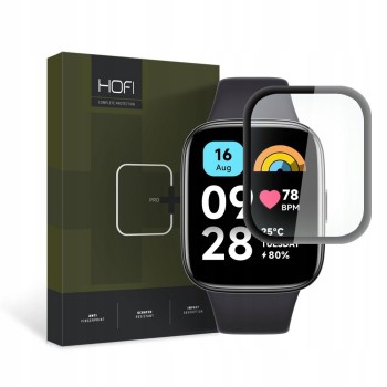 Стъклен протектор Hofi Hybrid Pro+ за Xiaomi Redmi Watch 3 Active, Black