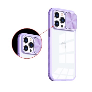 Калъф fixGuard MX CamSlider Case За iPhone 14 Pro, Purple