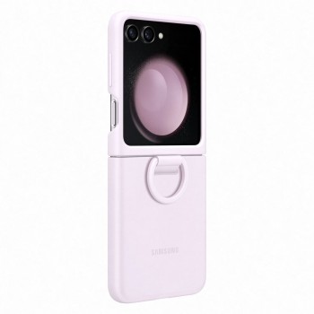 Калъф Samsung Silicone Case with Ring за Galaxy Z Flip 5, Purple