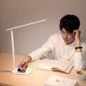 Безжично зарядно Baseus Lett wireless charging folding desk lamp, Бял