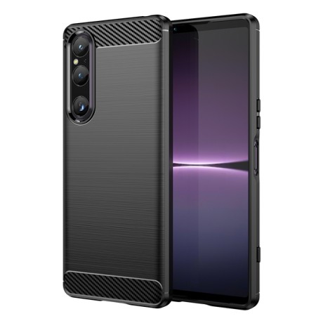 Калъф fixGuard FlexCarbon за Sony Xperia 1 V, Black