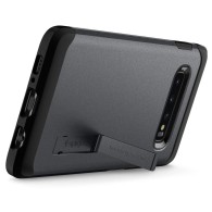 Spigen Tough Armor хибриден кейс с най-висока степен на защита Tech за Samsung Galaxy S10+ Plus, Graphite Grey