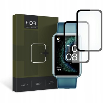 Стъклен протектор Hofi Hybrid Pro+ за Huawei Watch Fit SE, Black