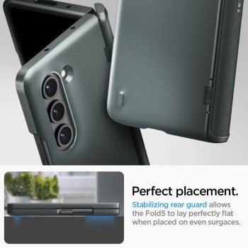 Калъф Spigen Slim Armor Pro за Samsung Galaxy Z Fold 5, Abyss Green