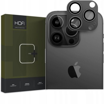 Стъклен Протектор за Камера Hofi FullCam Pro+ за iPhone 15 Pro / 15 Pro Max, Black
