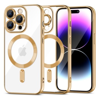 Калъф Tech-Protect MAGshine Magsafe За iPhone 15 Pro Max, Gold