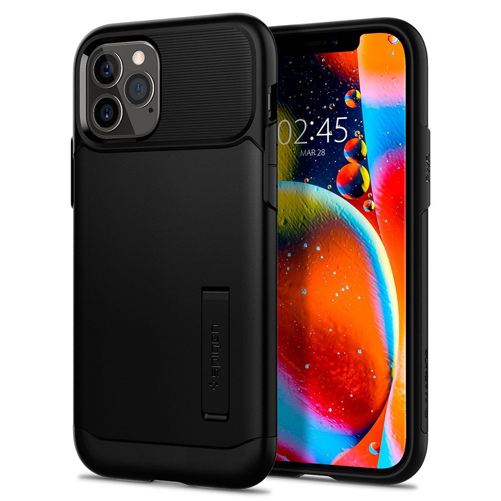 Калъф Spigen Slim Armor за iPhone 12/12 Pro, Black