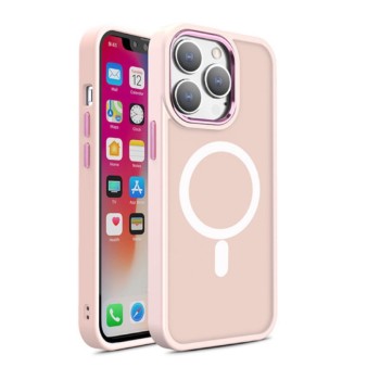 Калъф fixGuard Color Matte Magsafe за iPhone 15 Pro Max, Pink