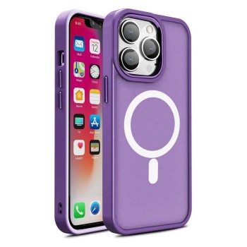 Калъф fixGuard Color Matte Magsafe за iPhone 15 Pro Max, Purple