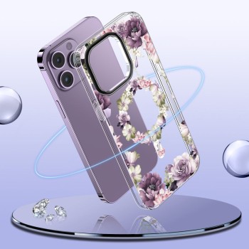 Калъф Tech-Protect MaGood Magsafe За iPhone 15 Pro, Rose Floral