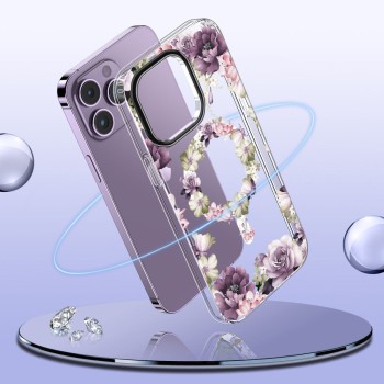 Калъф Tech-Protect MaGood Magsafe За iPhone 15, Rose Floral