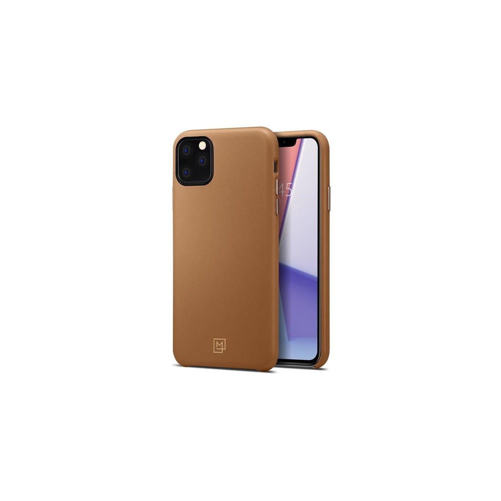 Spigen La Manon Calin дизайнерски удароустойчив кейс за iPhone 11, Camel Brown