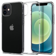 Калъф Spigen Liquid Crystal за iPhone 12 Mini, Crystal Clear