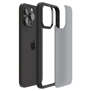 Калъф Spigen Ultra Hybrid за iPhone 15 Pro Max, Frosted Black