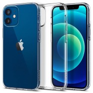 Калъф Spigen Liquid Crystal за iPhone 12 Mini, Crystal Clear