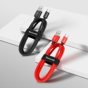 Кабел Baseus durable USB / USB cable Type C QC3.0 5A 1M, Черен