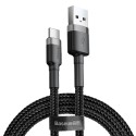 Кабел Кабел Baseus Cafule USB / USB-C QC3.0 2A 3M, Сив