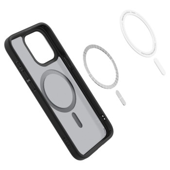 Калъф Spigen Ultra Hybrid Mag Magsafe за iPhone 15 Pro Max, Frost Black
